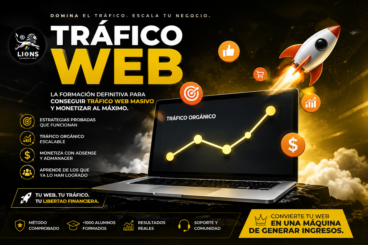 Tráfico de Calidad para tu Página Web con Estrategias Premium